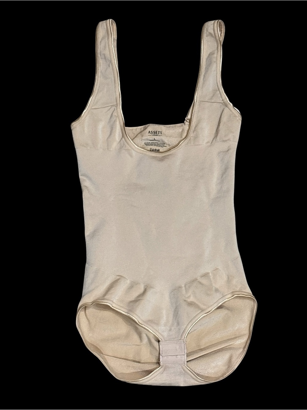 SPANX Assets Nude/Beige Seamless Scoop Neck Shapewear Bodysuit